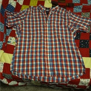 Saddlebred Red and Blue Plaid Casual Shirt